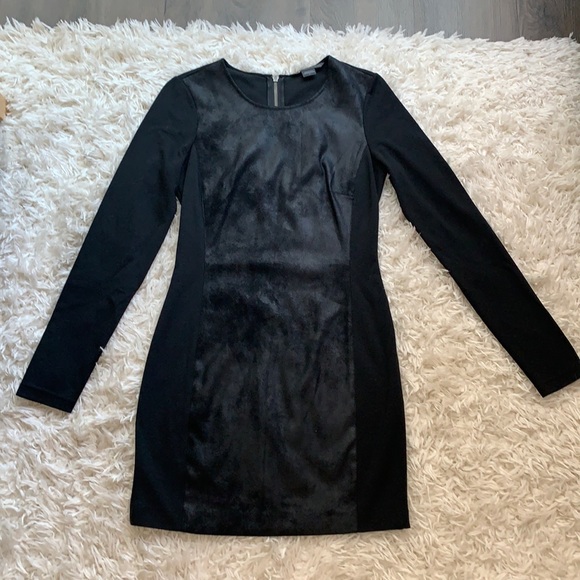 Armani Exchange Faux Leather Dress Armani Exchange Faux Leather Dress
